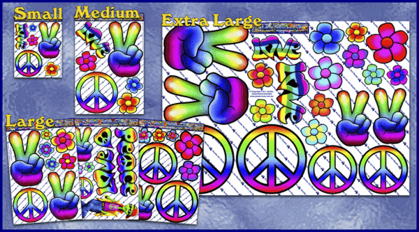 peace-hippy-symbols-pack-psychedelic-flower-power-vinyl-decals-JAS-Stickers-Australia