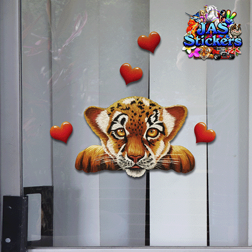 cute-tiger-cub-love-hearts-vinyl-decal-JAS-Stickers-made-in-Australia