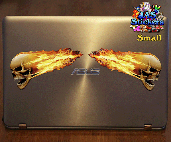 flaming-skulls-twin-pack-vinyl-decals-JAS-Stickers-Australia