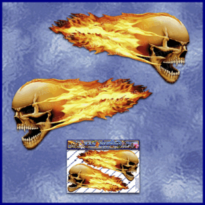 flaming-skulls-twin-pack-vinyl-decals-JAS-Stickers-Australia