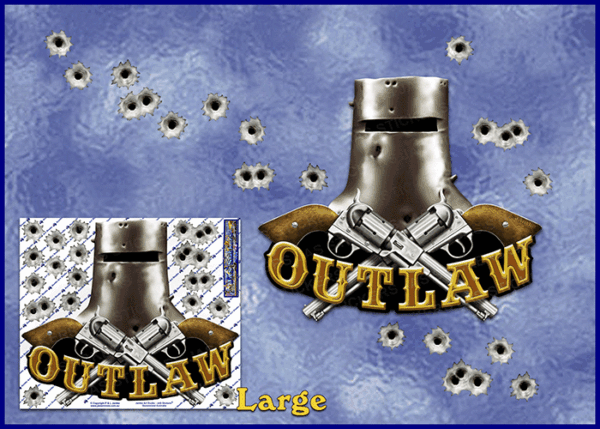 ned-kelly-helmet-guns-outlaw-fake-bullet-holes-vinyl-decals-JAS-Stickers