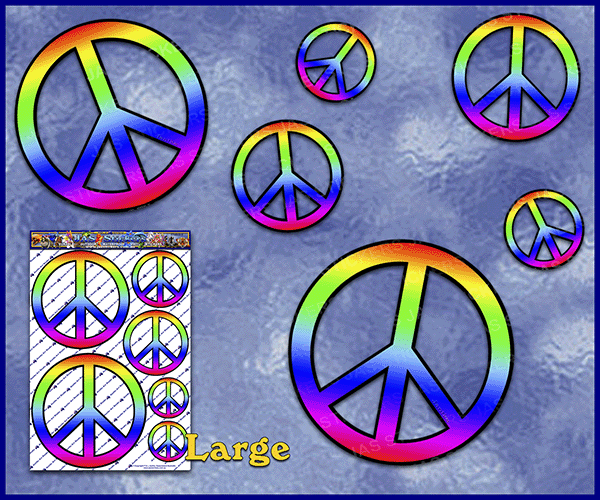 peace-symbols-hippy-rainbow-colours-vinyl-decals-JAS-Stickers-Australia