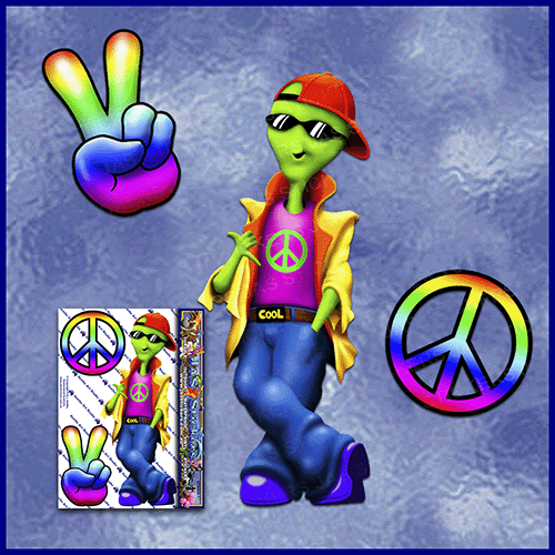 cool-hippy-alien-dude-peace-sign-hand-signal-vinyl-decals-JAS-Stickers-Australia