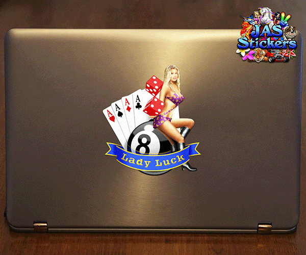 lady-luck-good-fortune-gamble-gambling-vinyl-decal-JAS-Stickers-Australia