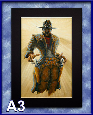 PRC006-spinner-art-page-gunslinger-roland-cowboy-draw-jantke-art-print-3-C