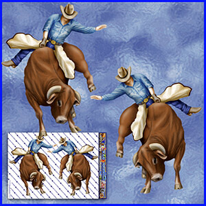 ST003-T1-TN-bull-rider-peter-jantke-art-studio-jas-stickers-C