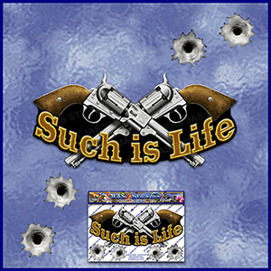 ST019SL-T1-TN-jas-ned-kelly-guns-australian-bushranger-such-is-life-JAS-Stickers-C