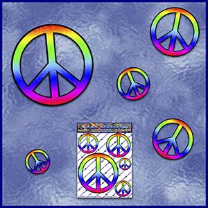 ST022-T1-TN-jas-peace-sign-pack-hippy-rainbow-colours-JAS-Stickers-C