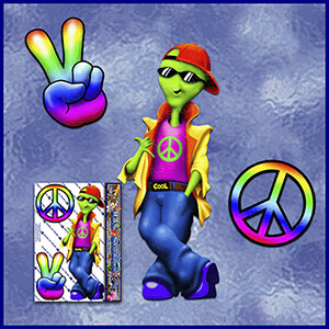 ST030-T1-TN-jas-alien-hippy-peace-JAS-Stickers-C