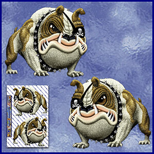 ST036JR-T3-TN-jas-bulldog-cartoon-jolly-rodger-twin-pack-JAS-Stickers-C