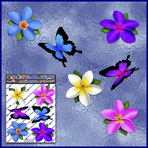 ST041MC-T1-TN-jas-flowers-frangipani-plumeria-butterflies-coloured-JAS-Stickers-C