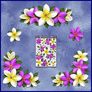 ST045PK-T3-TN-jas-flowers-frangipani-plumeria-floral-corners-pink-white-JAS-Stickers-C