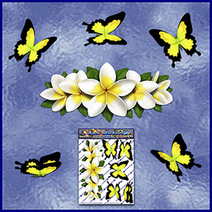 ST046WT-T1-TN-jas-frangipani-plumeria-flowers-centre-butterflies-white-JAS-Stickers-C