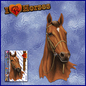 ST052BR-T1-TN-jas-thoroughbred-horse-portrait-aquine-brown-JAS-Stickers-C