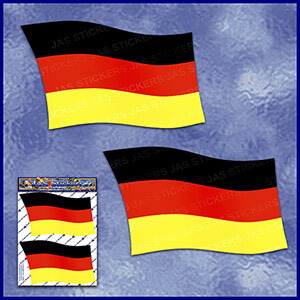 ST071GR-T1-TN-jas-flag-twin-pack-germany-german-national-symbol-JAS-Stickers-C