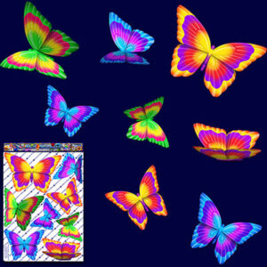 Featured butterflies outdoor fade resistant waterproof vinyl stickers decals peter jantke art-C